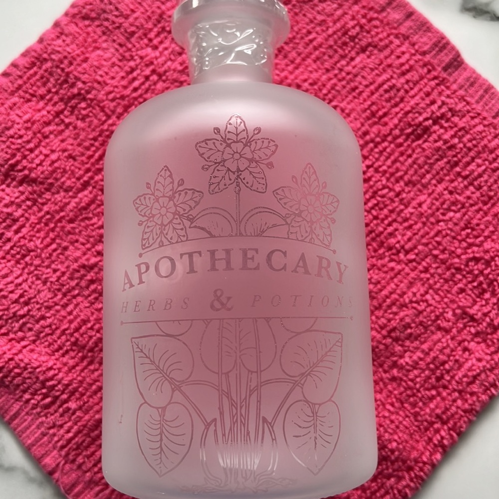 Target Bullseye 2023 - NWT - Frosted Apothecary Bottle w/Decals